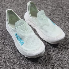 HOKA U RESTORE TC Men Size 11 Frost Cloudless Recovery Slip On Shoes 1134532 FCL picture