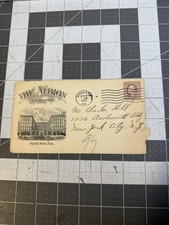The Albion Hotel envelope postmarked June 4, 1919 Augusta Georgia picture