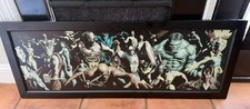 Alex Ross Hand Signed Upper Deck 44x17 Canvas The Avengers Marvel UDA 104/250 picture