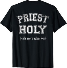 Vintage Catholic Priest T-Shirt picture