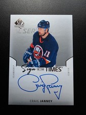 2025-26 SP Authentic Craig Janney Sign of the Times Autograph picture