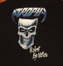 Atrophy Band Violent by Nature Rare Shirt Cotton Short Sleeve TS628 picture