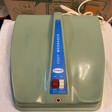 Vintage Dr Scholls Foot Massager w/ Heat 413X Avocado Green - Works picture
