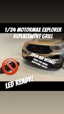 1/24 MOTORMAX EXPLORER REPLACEMENT GRILL LED READY POLICE FIRE EMS CUSTOM BUILD picture