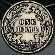 1904 Barber Dime 10c Liberty Head Ungraded Choice Silver US Coin CC31623 picture