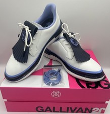 G/FORE Women's Gallivan2R TUXEDO STRIPE Kiltie Golf Shoes - Size 9.5 - GLF000108 picture