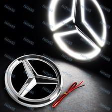 5D LED Car Tail Logo White Light Badge Emblem Light For Mercedes-Benz C S GL AMG picture