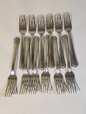 SET OF 12- Lenox Archway Stainless Dinner Forks 8 3/8” picture