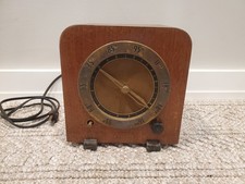 Kadette Clockette Futura Radio - Model 24? - Rare Vintage Wood Brown Radio picture
