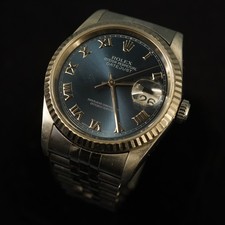 Rolex Oyster Perpetual Datejust 36mm Blue Roman Dial, Ref. 16234, Keeps Time picture