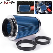 Blue Universal Clamp On Cone High Flow Air Intake Filter 9