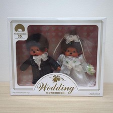 Monchhichi Wedding Set Plush doll Sekiguchi Tuxedo Dress From Japan picture