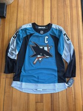 AUTHENTIC San Jose Sharks Logan Couture Fanatics Premium Jersey NEW Sizes 42-52 picture
