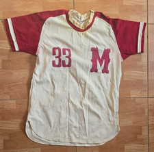 VINTAGE RARE Circa 1960's METROPOLITANOS Cuban Baseball Game Worn Jersey picture