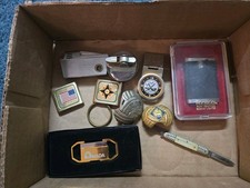 Vintage Estate Lot: Ronson Varaflame & Flamex Lighters, 1920s Argyle Antique... picture