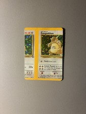 1999 Pokémon TCG Jungle Holo Error Miscut NFC Kangaskhan Rare Vintage Card picture