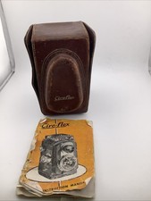 Vintage Ciro-flex Alphax Synchromatic  Delaware Ohio Camera With Case & Manual picture