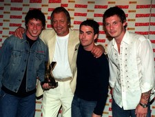 Actor singer David Soul of tv's Starsky Hutch with Welsh band Ster- Old Photo picture