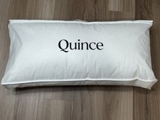 NWT Quince Luxe Goose Down Pillow King Medium Firm NEW $243 MSRP picture
