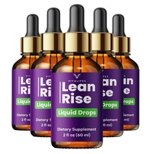 (5 Pack) Lean Rise Drops Natural Health & Fitness Formula Lean Rise 60ml picture