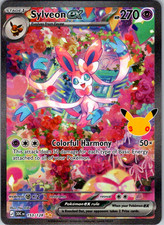 Sylveon ex Holo Special Illustration Rare ME: 30th Celebration 153/128 NM picture