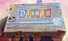 VINTAGE DISNEY ACID-FREE CLASSIC PARK LOGOS & CHARACTER ARTWORK SEALED BOX SET picture
