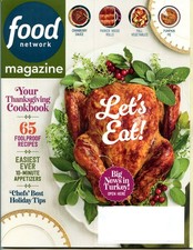FOOD NETWORK MAGAZINE=OCT/NOV  2026--THANKSGIVING COOKBOOK--65 FOOLPROOF RECIPES picture