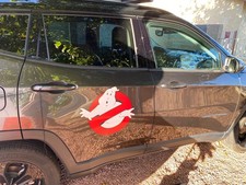 X2 Ghostbusters Movie Ghost Logo Removable Auto MAGNET Made In USA Halloween picture