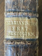 1780 Salzburg Auserlesene Reden Jungfrau Maria Antique German Book picture