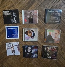Female Artist CD Lot Melissa Etheridge Live Promo, Lisa Loeb, McLachlan & Indigo picture