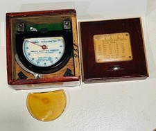 WWII Pacific Scientific T5 Cable Tensiometer Boeing BAC Stamped Matched Box Docs picture