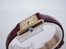 CARTIER Must Tank Vermeil Women's Quartz Watch Square Dial 5057001 Accessary picture