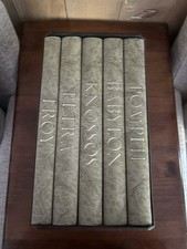 Set 5 LOST CITIES OF THE ANCIENT WORLD Folio Society Boxed Set picture