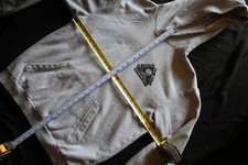 Vintage 90s Reebok Above The Rim Hoodie Large Grey Heavyweight Retro Stitch ATR picture