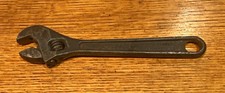 Antique 1910s-1920s A875 Crescent Adjustable Wrench, Drop Forged Steel USA picture