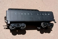 Vintage Black O Scale Toy Lionel Lines Model Train Tender Coal Car RTR picture