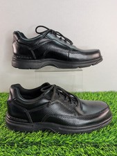 Rockport Ridgefield Eureka Lace Up Casual Walking Shoes Mens 10.5 XW Black  picture