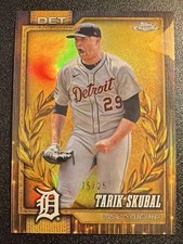 Tarik Skubal Topps 2026 Chrome Award Winners Gold 15/25 SSP picture