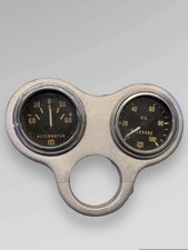 2pc Gauge Panel Fits 2” Steering Column Hot Rod Gasser 1932 Ford picture