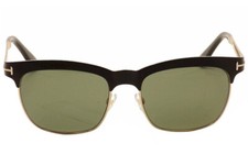 Authentic TOM FORD  Elena TF437 05R Black Gold Green Lens Polarized Sunglasses picture