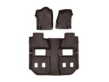 WeatherTech FloorLiner for 2015-2020 Chevrolet Suburban - Full Set, Cocoa picture