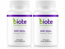 2 Pack DIM SGS+ Hormone Support & Detox Supplement Women's Wellness 60 Capsules picture