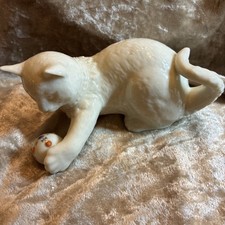 VINTAGE Lenox China Jewels Collection Playful Cat USA  PRISTINE Porcelain RARE picture
