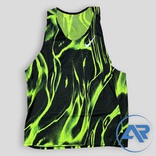 Nike AeroSwift Dri-Fit ADV Running Singlet Volt/Black Mens Size S HV2643-702 picture