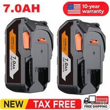 2X 7.0 Ah 18V MAX Output Battery 18 Volt for AC840087P R840087 R840085 picture
