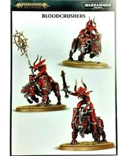Warhammer AoS 40k TOW Bloodcrushers of Khorne (3) Daemons of Khorne NOS NO BOX picture