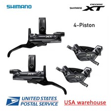 Shimano XT BL-M8200 BR-M8220 4 Piston Hydraulic Disc Brake Set Front & Rear MTB picture