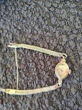 Vintage Lady Hamilton 14 Solid Gold Diamond Watch - 1960 Parts/Repair picture