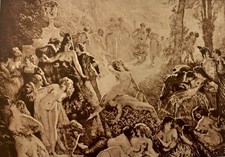 Norman Lindsay - Apex of Life - Original page FRAMED -  picture