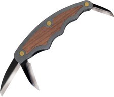 Flexcut Tri-Jack Pro Black Aluminum & Wood Folding Carbon Steel Knife JKN95 picture